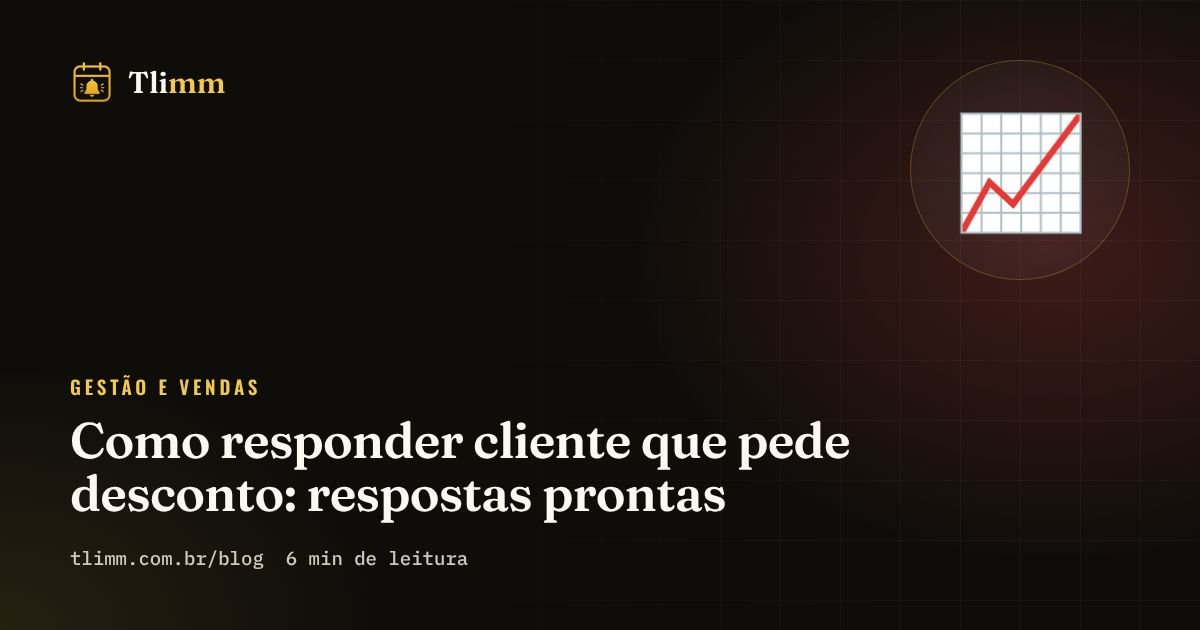 Como responder cliente que pede desconto: respostas prontas